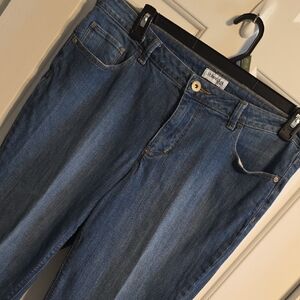 St. John's Bay Women's Blue Straight Leg Jeans